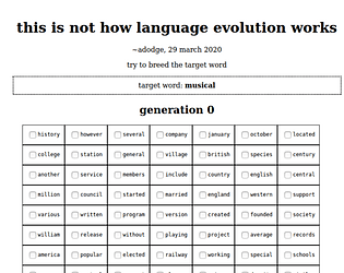 this is not how language evolution works