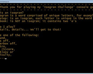 Isogram Challenge