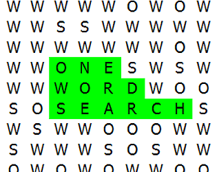 One Word Search