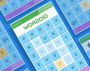 Wordoid! A fast paced word game.