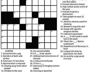 Cross Tile #1: A new take on Crossword Puzzles