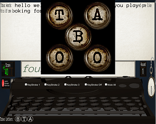 Taboo Typewriter