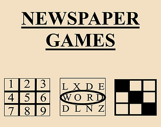 Newspaper Games