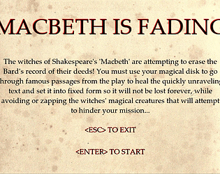 Macbeth Is Fading